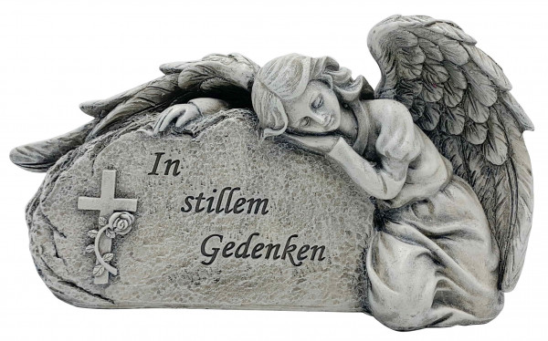 Engel auf Stein 21,5 cm