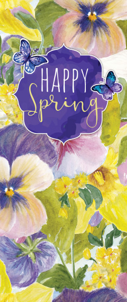 Dekobanner - Happy Spring