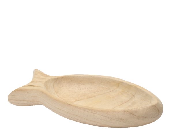 Holzteller Fisch 42 cm