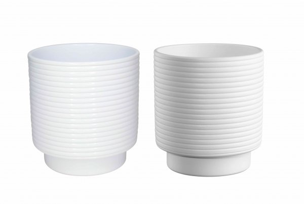 Übertopf Rings &amp; Glatt Ø 18,5 cm VE 4 St