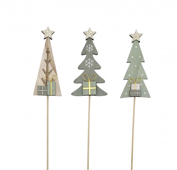Stecker Tannenbaum 3 Modelle 36 cm VE 12 St