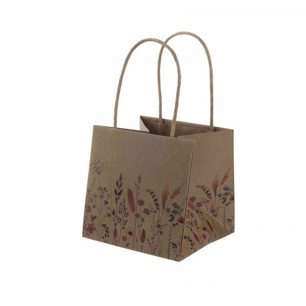 Papier-Tragetasche Wiese 12 cm VE 12 St