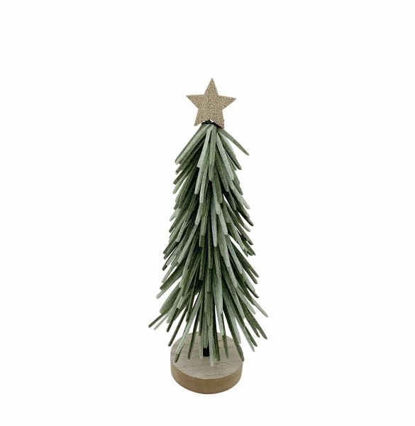 Filz-Tannenbaum 3D mit Stern 30 cm