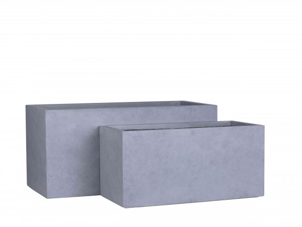 Pflanzkasten rechteckig 79/59 cm 2er Set