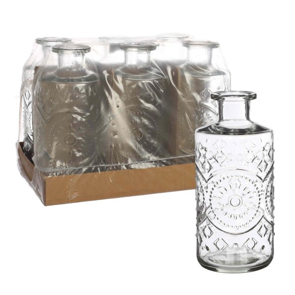 Glasflasche Berlin rund 21 cm VE 6 St