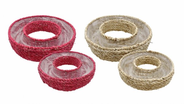 Pflanzring 2-farbig sortiert Ø 40/45 cm 2er Set