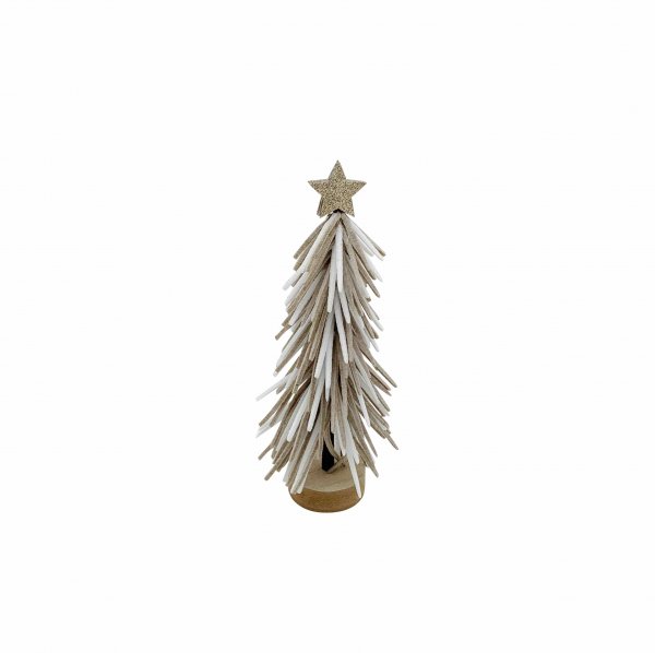 Filz-Tannenbaum 3D mit Stern 25 cm