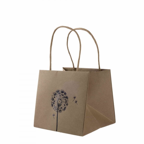 Papier-Tragetasche Pusteblume 12 cm VE 12 St