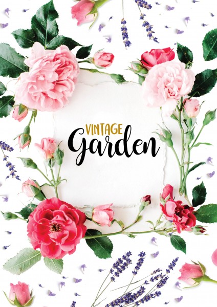 DIN-A1 Plakat - VIntage Garden