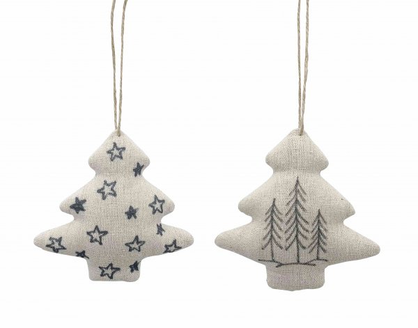 Tannenbaum mit Aufhängung 2 Modelle 10 cm VE 4 St