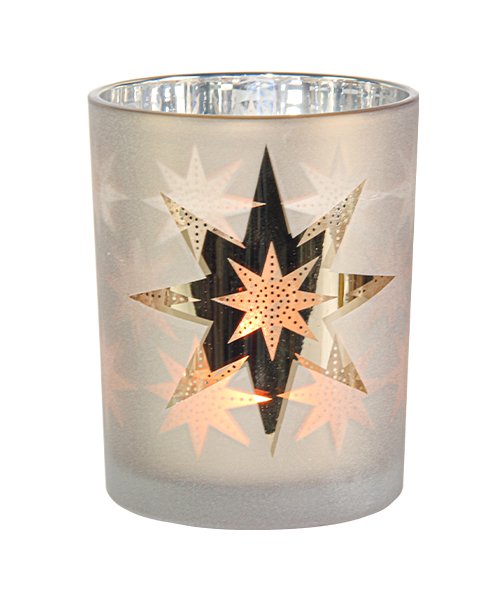 Windlicht Sternen 10 cm
