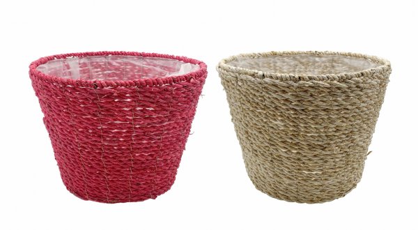 Pflanzkorb konisch rund 2-farbig sortiert Ø 45 cm