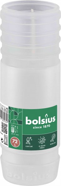 Ersatzkerze für Glas-Grablicht VE 12 St