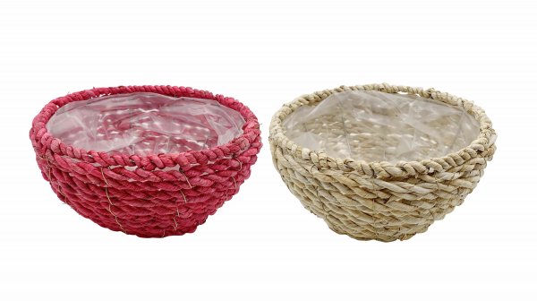 Pflanzschale rund 2-farbig sortiert Ø 25 cm