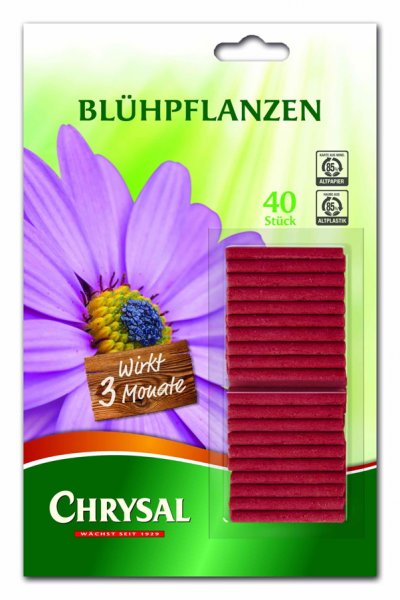 Chrysal Düngestäbchen Blühpflanzen VE 40 St
