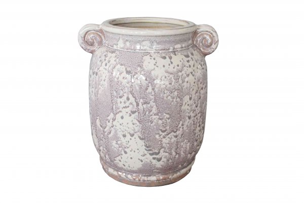 Terrakotta-Amphore mit zwei Griffen 22,5 cm
