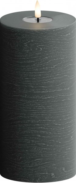 LED-Stabkerze Rustik 15 cm VE 2 St