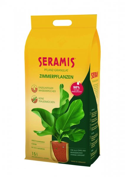 SERAMIS® Pflanz-Granulat für Zimmerpflanzen 15 L