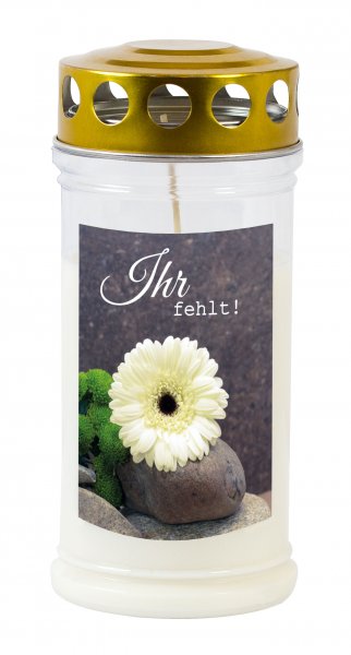 Grablicht Ihr fehlt 17 cm