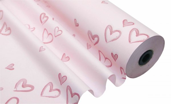 Blumenpapier de Lux Herzen 50 cm 6 kg