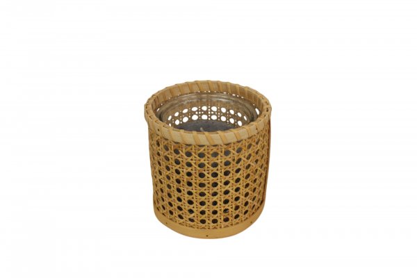 Rattan-Laterne Ø 14,5 cm