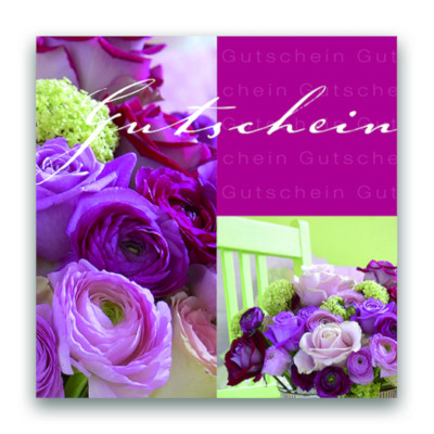 Gutscheine Purple & Lime VE 12 St