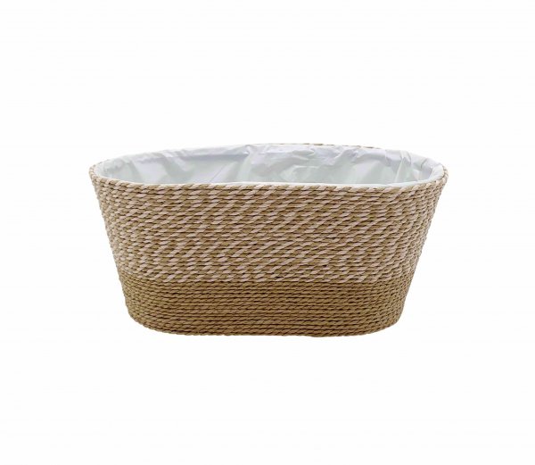 Jardiniere Papier-Kordel konisch 26 cm