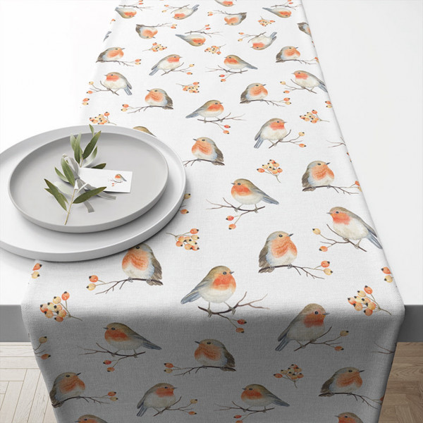 Tischläufer Rotkehlchen 150 cm