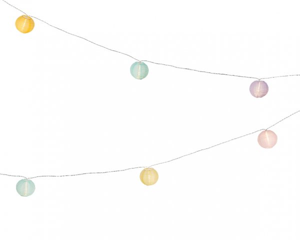 LED Lampion Strang outdoor 20 Lichter 9,5 m