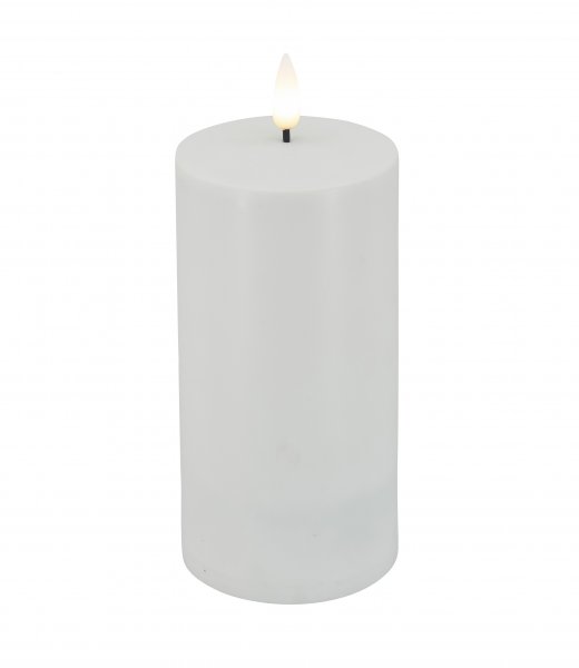 Solar Stumpen Kerze mit Dimmerungssensor 15 cm