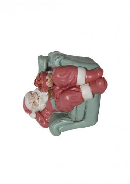 Weihnachtsmann im Sessel 12,8 cm