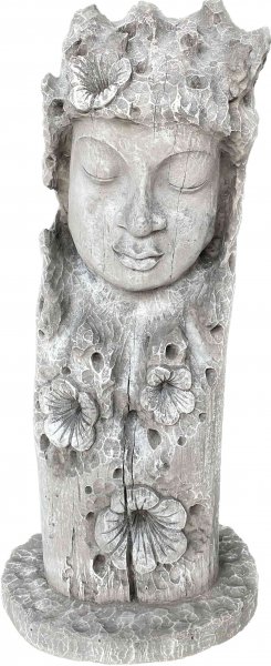 Reliefbaum Buddha Gesicht 80 cm
