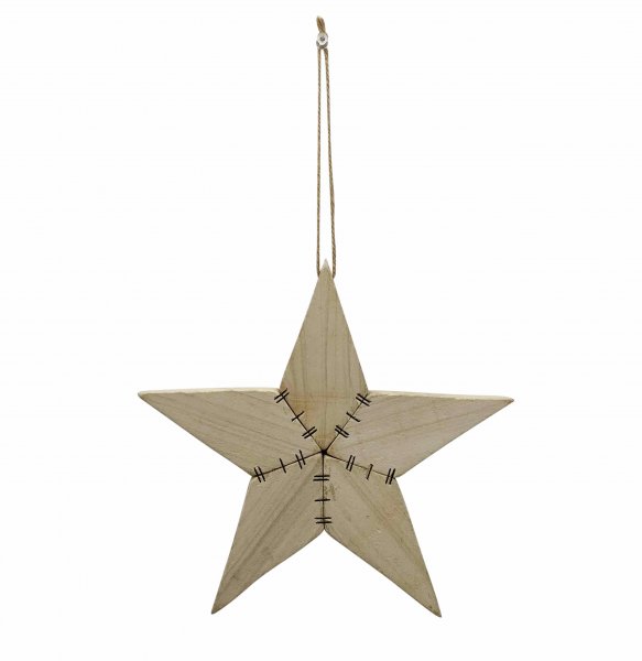 Holzstern Hängend Ø 20 cm