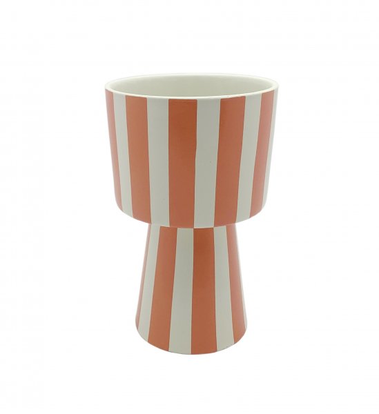 Vase Stripes auf Fuß 26 cm