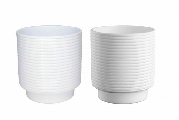 Übertopf Rings &amp; Glatt Ø 8 cm VE 12 St