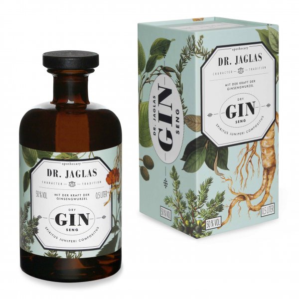 Dry Gin-seng im Geschenkkarton 50 % vol. 500 ml