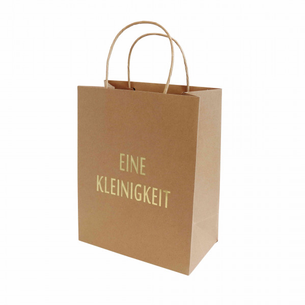 Papier-Tragetasche Eine Kleinigkeit 24,5/34,5 cm VE 12 St