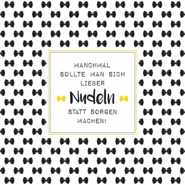 Serviette Nudeln 33 cm VE 20 St