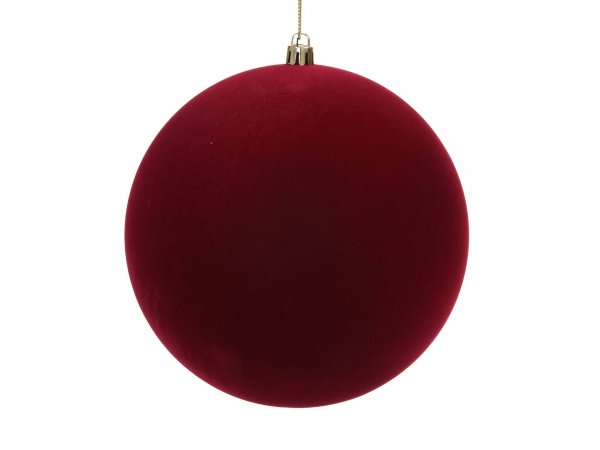 Kugel beflockt hängend Ø 15 cm