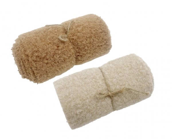 Teddy-Stoff 2-farbig sortiert 140 cm