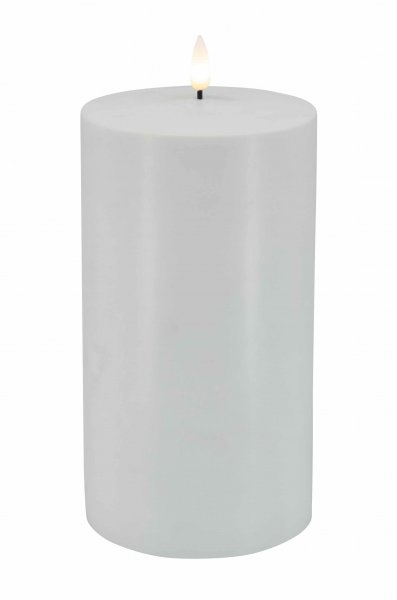 Solar Stumpen Kerze mit Dimmerungssensor 20 cm