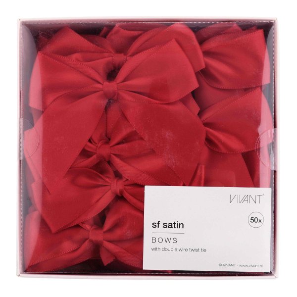 Satin-Schleife 8 cm VE 50 St