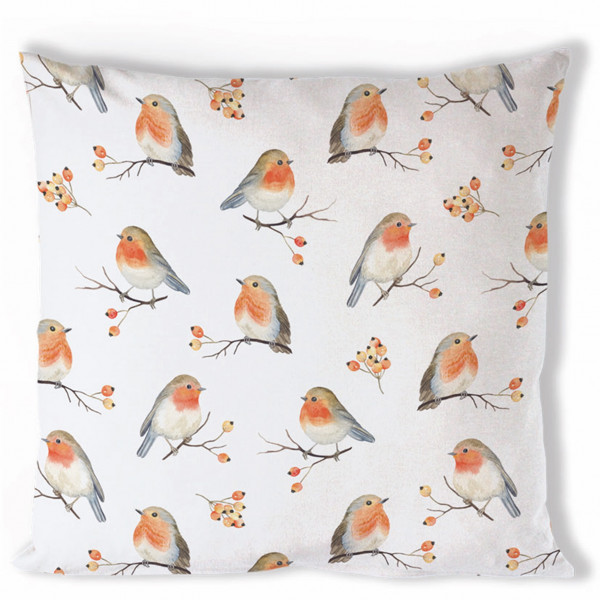 Kissenhülle Rotkehlchen 40 cm