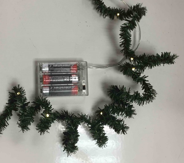 LED Piniengirlande 20 Lichter