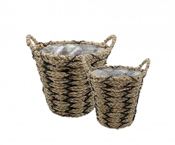 Pflanzkorb rund konisch 22/25 cm 2er Set