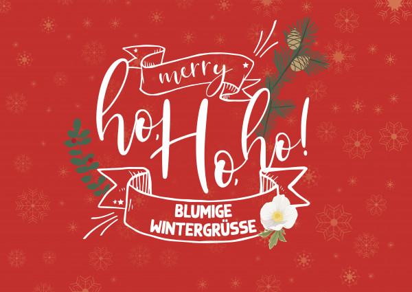 18/1 Plakat - Merry Ho Ho Ho