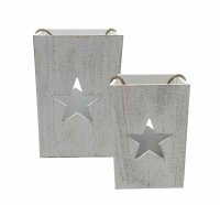 Laterne Stern 40/50 cm 2er Set Laterne Stern 40/50 cm 2er Set