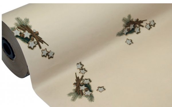 Blumenpapier Zimtsterne 75 cm 9 kg