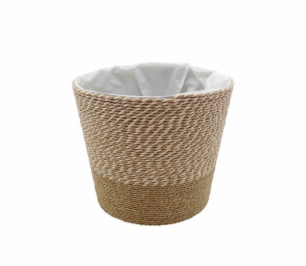 Übertopf Papier-Kordel konisch Ø 24,5 cm