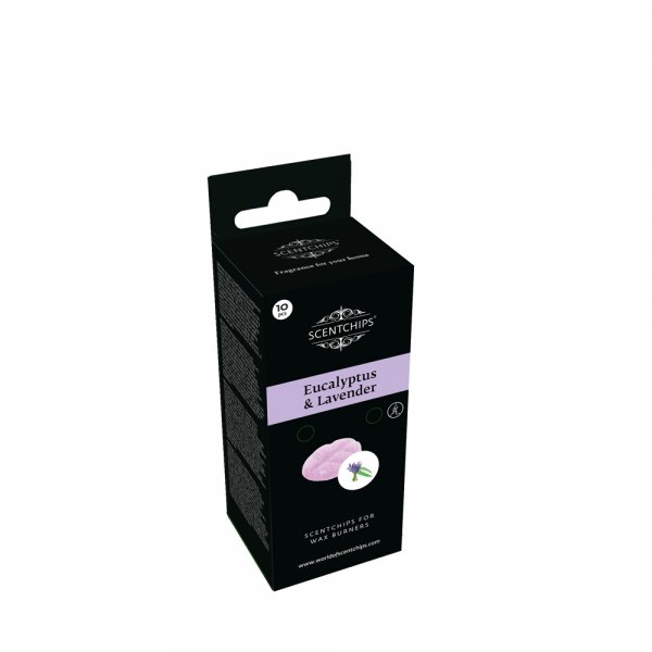 Scentchips® Duftchips Eucalyptus &amp; Lavender Ø 5 cm VE 10 St